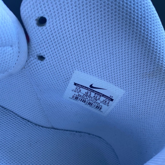 Men’s Hi-Top Air Force One’s ALL WHITE w/straps Size 11.5 👟 - Picture 8 of 12